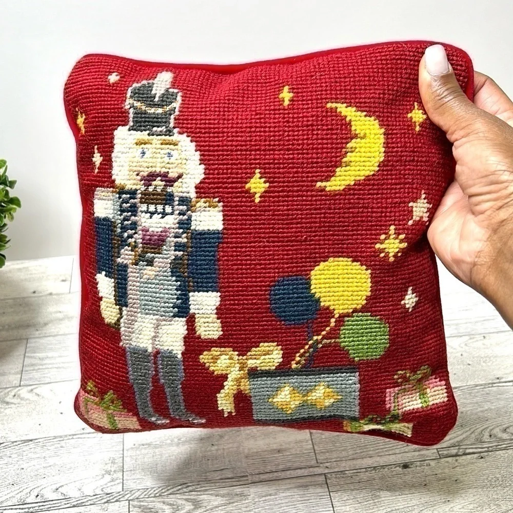 Vintage needlepoint christmas